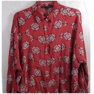Harlow’s &Graham long sleeve women Blouse Sz L